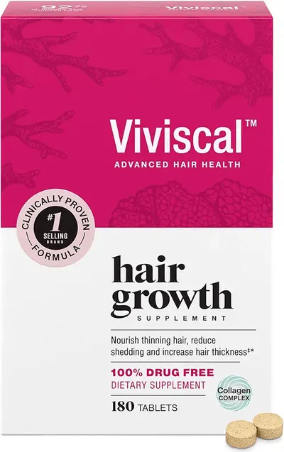Main Images for Viviscal Hair Growth Supplements For Women For Thicker