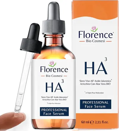 Main Images for 2.11 oz. Organic Hyaluronic Acid Face Serum. Anti-Aging Moisturizer for Hydrating