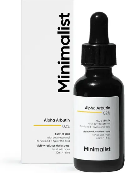Main Images for Minimalist 2% Alpha Arbutin Serum for Pigmentation & Dark Spots Removal