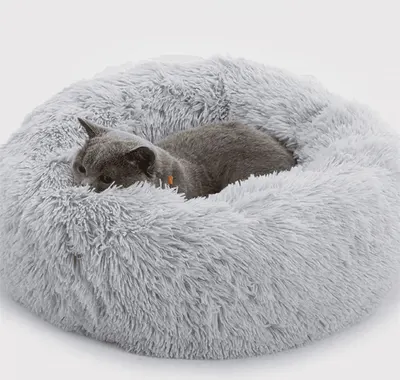 Main Images for Enjamoy Plush Donut Dog Bed