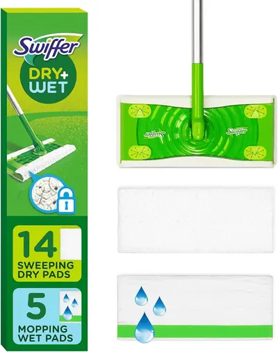 Main Images for Swiffer Sweeper 2-in-1 Dry + Wet Floor Mopping and Sweeping Kit