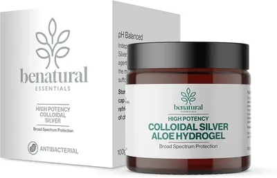 Main Images for Benatural Essentials Premium Colloidal Silver Aloe Hydrogel 100g