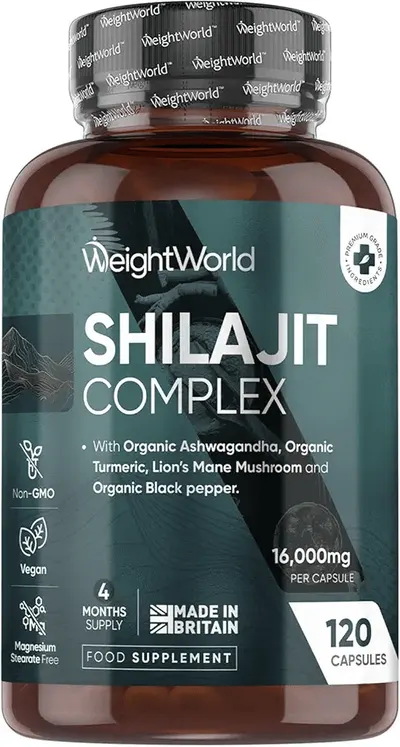 Main Images for Shilajit Capsules 16000mg (40:1 Extract)