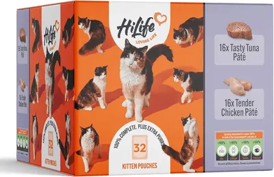 Main Images for HiLife Kitten Wet Cat Food