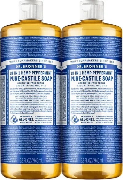 Main Images for Dr. Bronner's Pure-Castile Magic Liquid Soap Made with Organic Oils Soap Liquid for Body