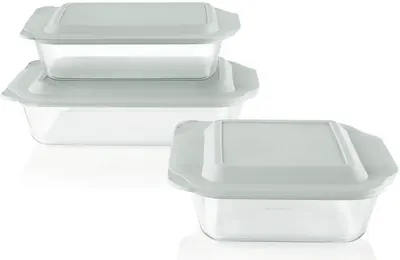 Main Images for Pyrex Deep 3-Pack Glass Baking Dish Set (9"x13"