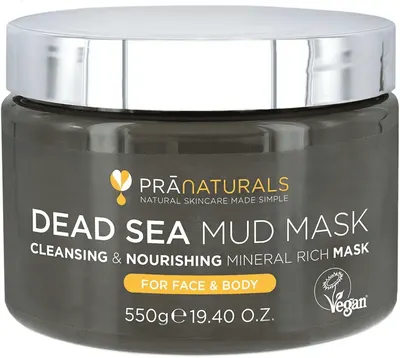 Main Images for PraNaturals Dead Sea Mud Mask 550g Organic