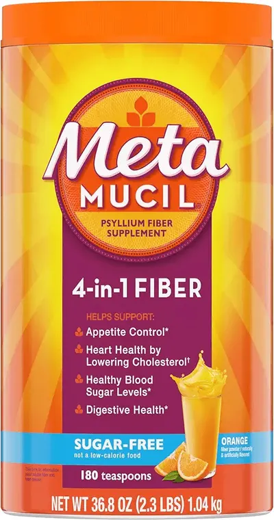 Main Images for Metamucil 4 in 1 Daily Fiber Supplement Powder
