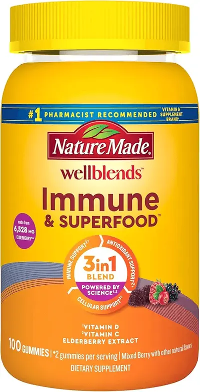 Main Images for Nature Made Wellblends Immune & Superfood