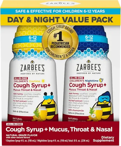 Main Images for Zarbee's Children's All-in-One Honey Cough Syrup + Mucus