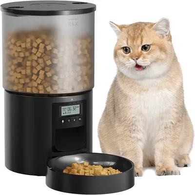 Main Images for Automatic Cat Feeder Cat Food Dispenser with Programmable Timer: 4L Intelligent Cat…