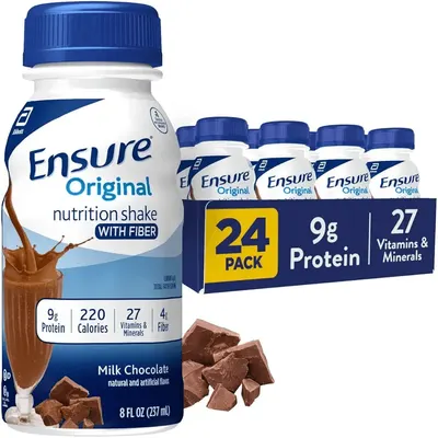 Main Images for Ensure Original Milk Chocolate Nutrition Shake With Fiber