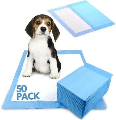 Main Images for Discount Seller Puppy Training Pads 50 Packs (60x60cm) Multi-Layered Puppy Pads and…
