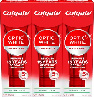 Main Images for Colgate Optic White Renewal Teeth Whitening Toothpaste