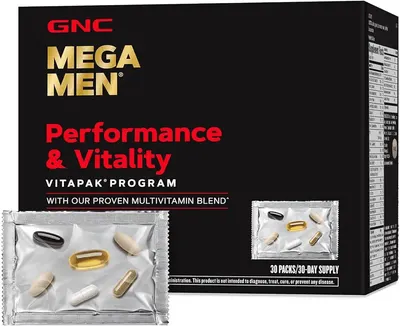 Main Images for GNC Mega Men Performance and Vitality Vitapak Program