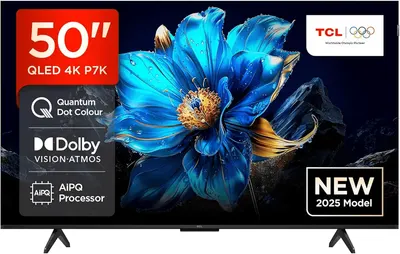 Main Images for TCL 50P7K-UK 50" QLED 4K Ultra HD HDR Google TV (Google Assistant