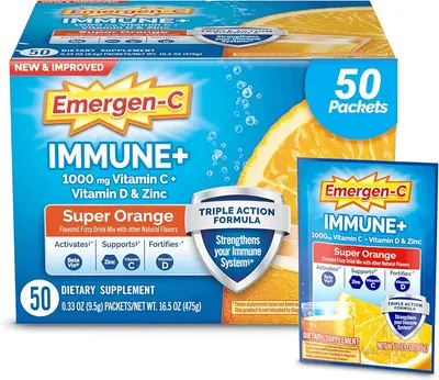Main Images for Emergen-C Immune+ Triple Action Immune Support Powder
