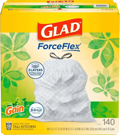 Main Images for Glad ForceFlex 13 Gallon Tall Kitchen Trash Bags