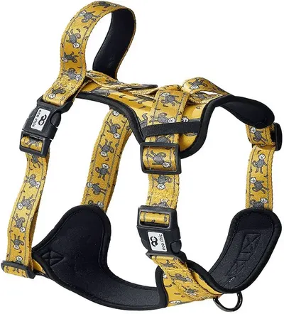 Main Images for Eco Chic Recycled Comfort Pet Harness Adjustable No-Pull Reflective Padded Dog Vest…