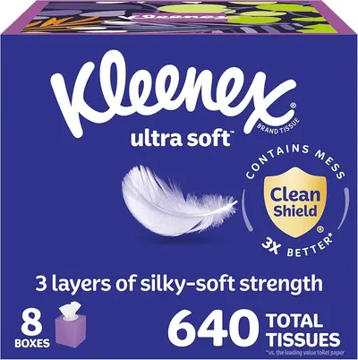 Main Images for Kleenex Ultra Soft Facial Tissues