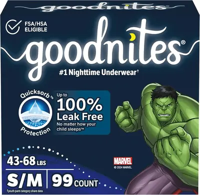 Main Images for Goodnites Boys' Bedwetting Underwear