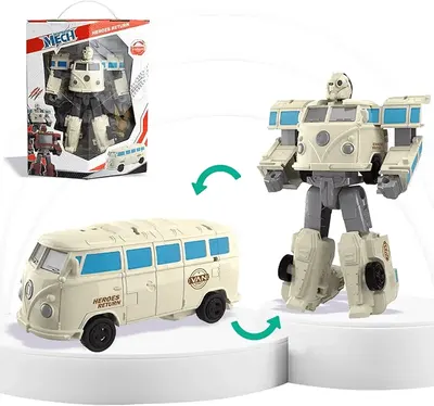 Main Images for Kidoloop Assembly Transformer Robot to Cars