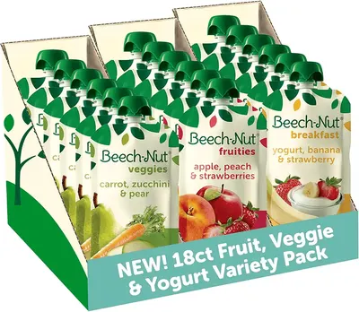 Main Images for Beech-Nut Baby & Toddler Food Favorite Flavors Pouches Variety Pack