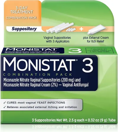 Main Images for Monistat 3 Day Yeast Infection Treatment for Women