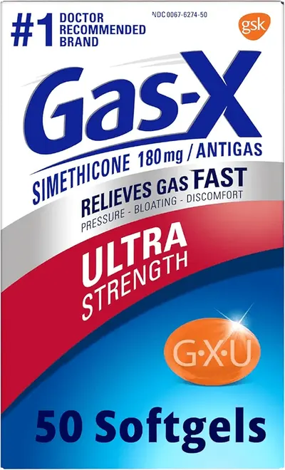 Main Images for Gas-X Ultra Strength Gas Relief Softgels with Simethicone 180 mg for Bloating Relief