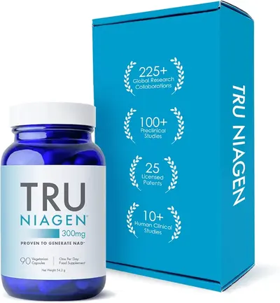 Main Images for TRU NIAGEN Niacin as Nicotinamide Riboside NAD Supplement for Reduction of Tiredness &…
