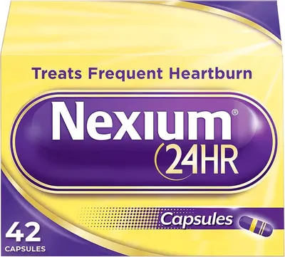 Main Images for Nexium 24HR Acid Reducer Heartburn Relief Capsules for All-Day and All-Night Protection…