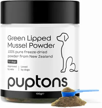 Main Images for Puptons Green Lipped Mussel Powder for Dogs