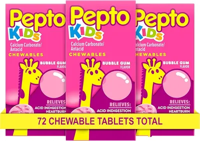 Main Images for Pepto Kid's Chewable Tablets for Heartburn