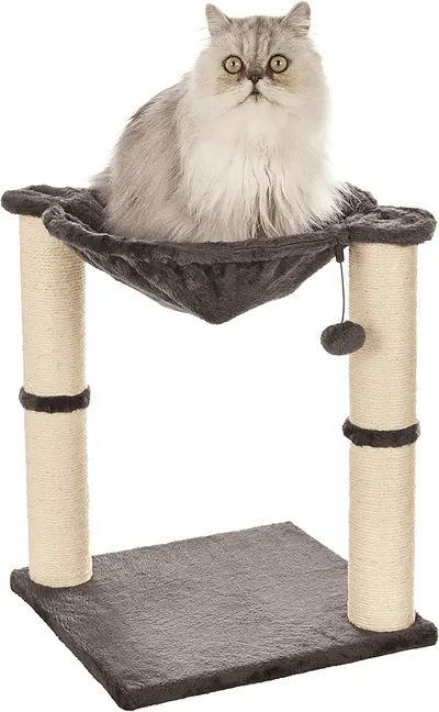 Main Images for Amazon Basics Cat Tree Tower With Scratching Post And Hammock Bed for Indoor Cat