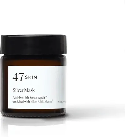 Main Images for 47 Skin Anti-blemish & scar repair Silver Mask enriched with Silver Chitoderm for All…