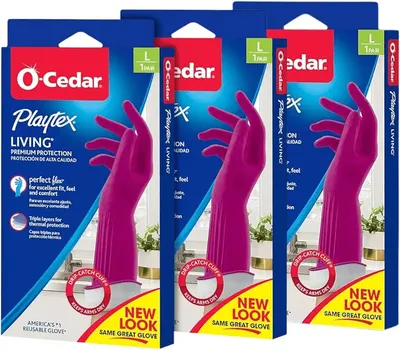 Main Images for Playtex Living Reusable Rubber Cleaning Gloves