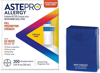 Main Images for Astepro Nasal Spray and Tissue Bundle