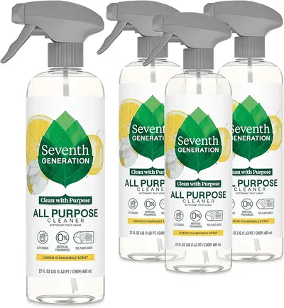 Main Images for Seventh Generation All Purpose Cleaning Spray Surface Cleaner Lemon Chamomile scent Cuts…