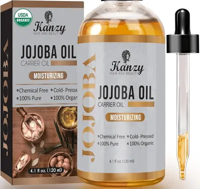 Main Images for Kanzy Organic Cold Pressed Jojoba Oil 120ml