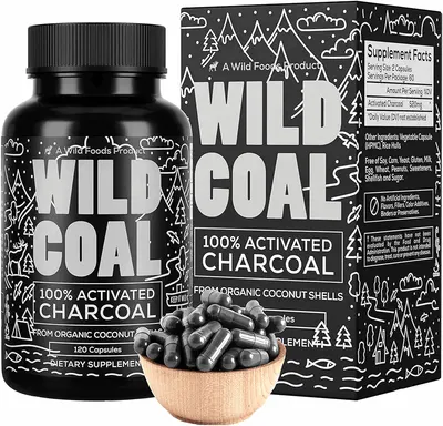 Main Images for Wild Foods Activated Charcoal Capsules