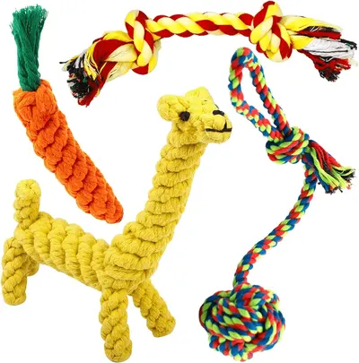 Main Images for Decyam Dog Toys Rope Puppy Teething Chew Toy for Small Dogs