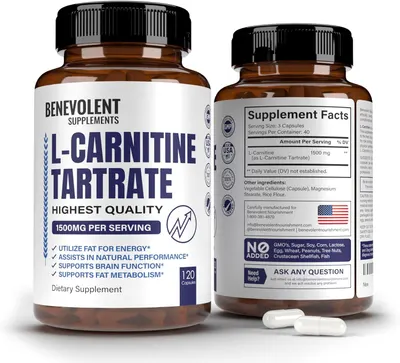 Main Images for Premium L-Carnitine Tartrate Supplement