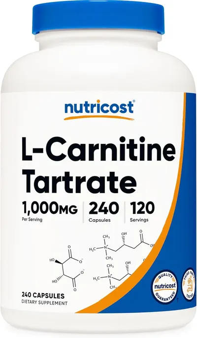 Main Images for Nutricost L-Carnitine Tartrate 1,000mg