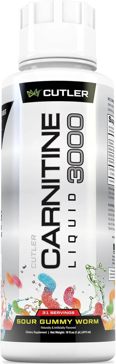 Main Images for Cutler Nutrition Liquid L-Carnitine Supplement with Acetyl L-Carnitine & L-Carnitine…
