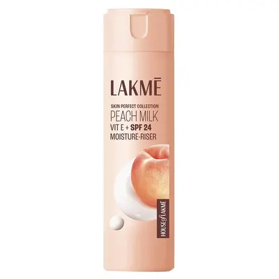 Main Images for LAKMÉ Peach Milk Ceramide Lotion Moisturizer with SPF 24 & Hyaluronic for Intense…