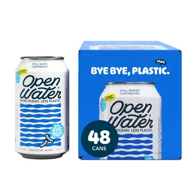 Main Images for Open Water Still 12oz Cans (4 Cases