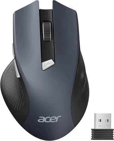 Showcases the product's ergonomic shape and wireless connectivity for comfortable and convenient use.