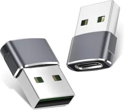 Showcases the product's compact and sleek design, highlighting the USB Type-C connector for easy identification.