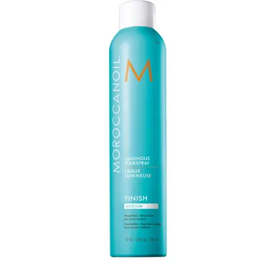 Showcases the product itself against a clean white background, allowing buyers to clearly see the hairspray bottle and branding.