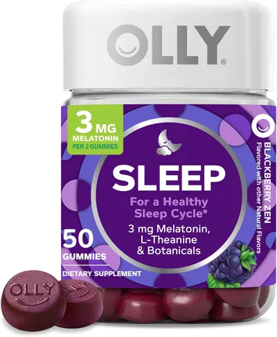 OLLY Restful Sleep Gummy Supplement with Melatonin & L-Theanine Chamomile